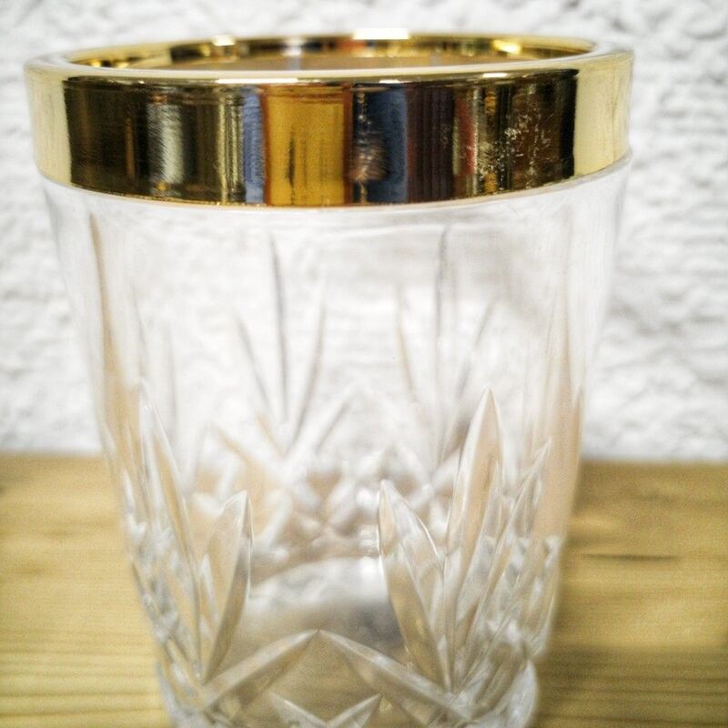 Seau à Glaçons En Cristal Taillé - élégant, Vintage, Sans Marque