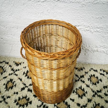 SALE! Grand panier en osier vintage robuste (Neu (gemäss Beschreibung