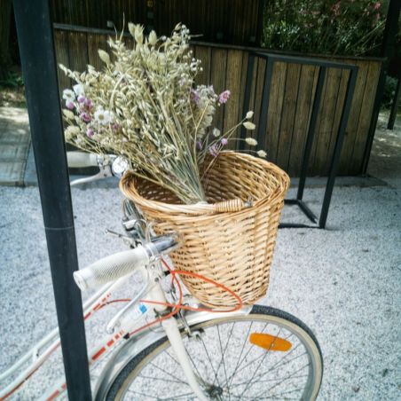 Panier à vélo en osier - PVE1070