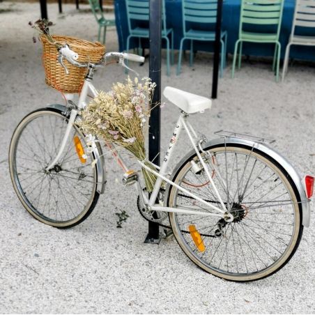 Panier Vélo Enfant Avant Avec Cloche Et Serpentins - Accessoires Colorés Pour Filles Et Garçons
