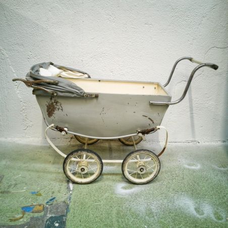 Landau De Poupée Ancien - Pour Collection Ou Déco