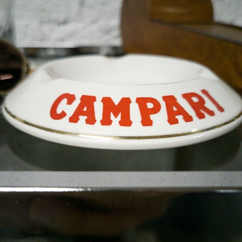 ② 2 panneaux publicitaires 1959 Apéritif Bitter Campari - Marques