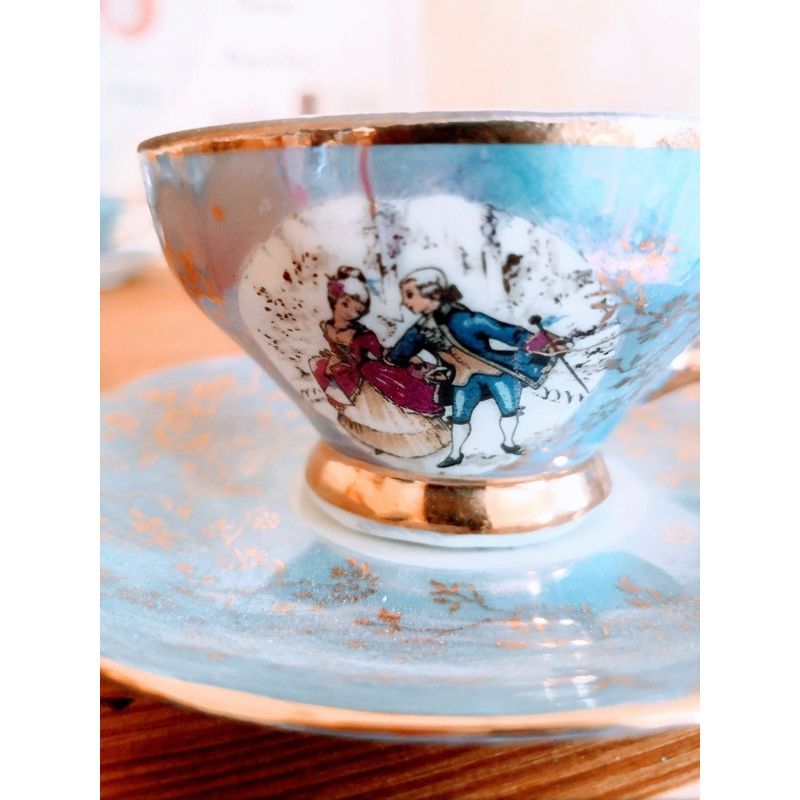 Service à Café porcelaine vintage italie - Arts de la table