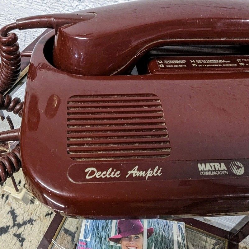 Vvikizy téléphone fixe vintage Téléphone fixe rétro avec écran LCD