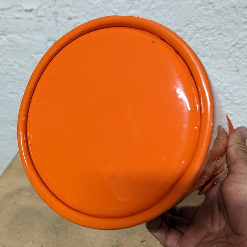 Seau à Glace Vintage Thermic Chest Orange – Années 70 – H20cm – France