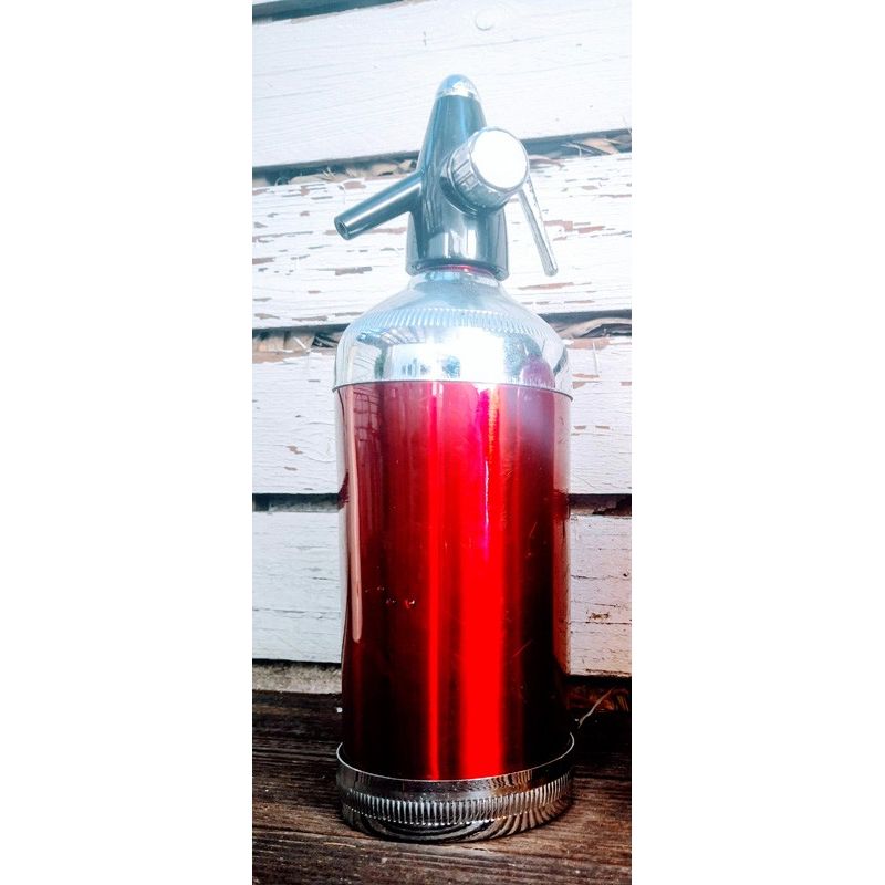 Grand Siphon Bistrot Ancien – Double Cannage Porcelaine – Monté En Lampe – Vintage