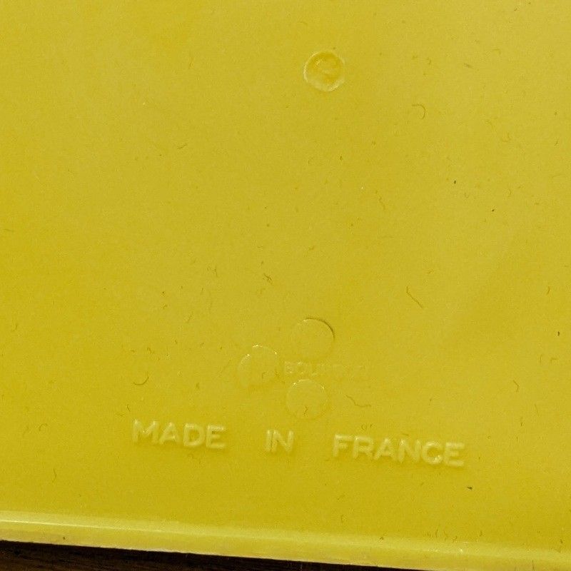 Ancien Bac à Glaçons Publicitaire Suze – Coupe Du Monde 1986, Jaune Plastique Vintage