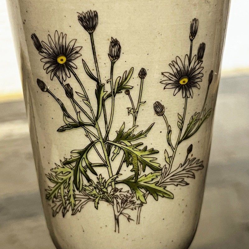 Lot de 5 mazagrans à fleurs - Les pépites de Paulette