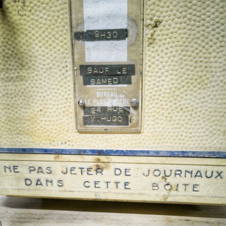 ANCIENNE BOITE AUX lettres la poste PICARD SAUERBACH & C PARIS