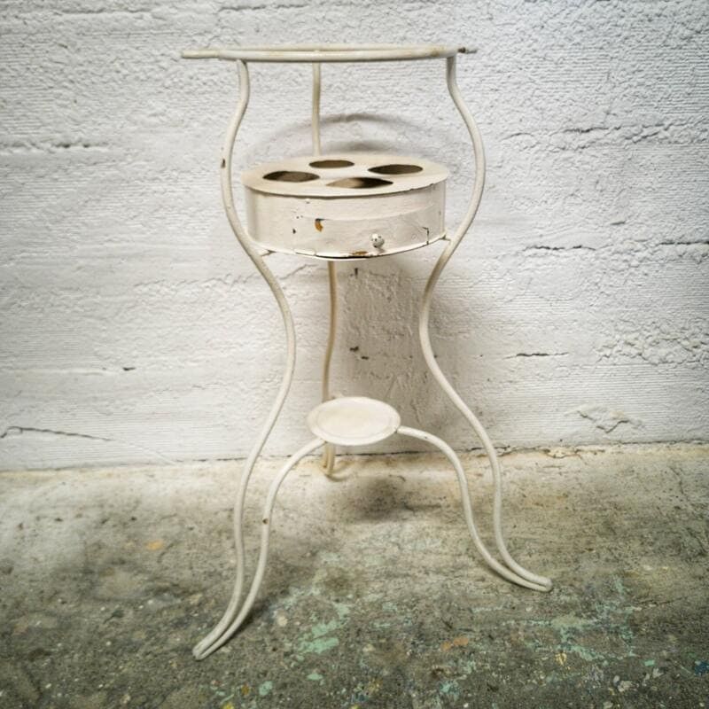 Meuble ancien de toilette bois naturel et marbre 1920 tbe | Selency