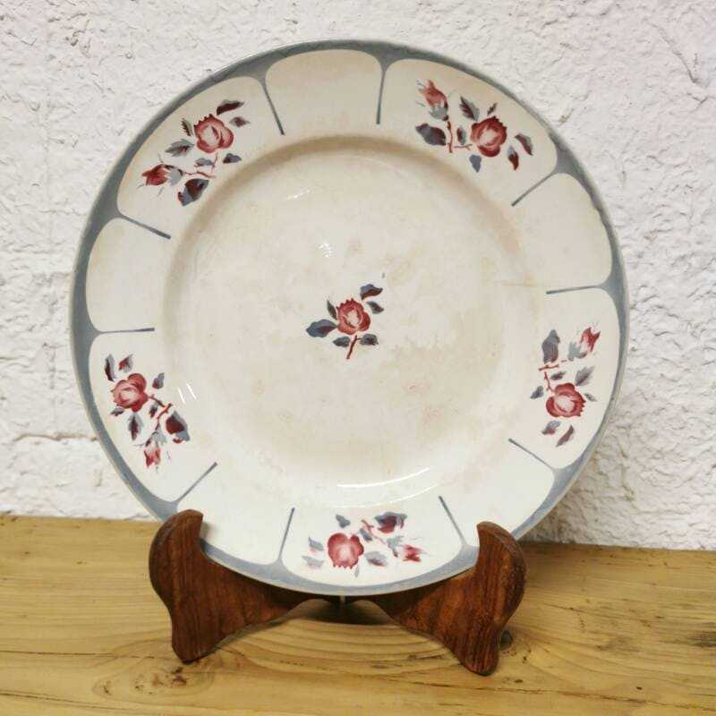 Plat Rond Digoin Sarreguemines - modèle NINETTE | L'Atelier Imparfait