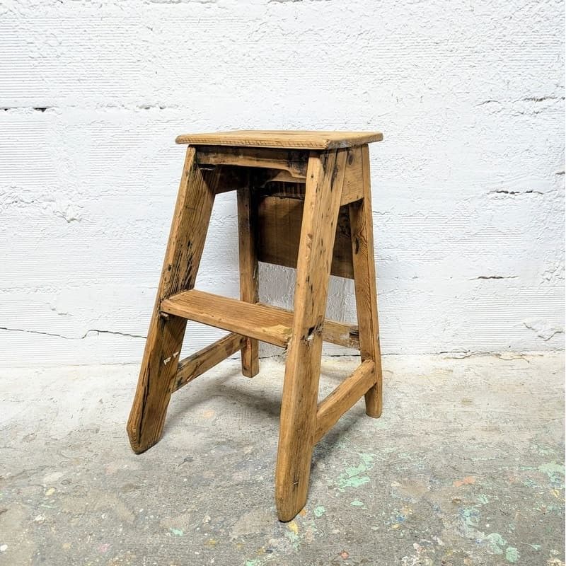 Escabeau ancien - La petite Brocanteuse