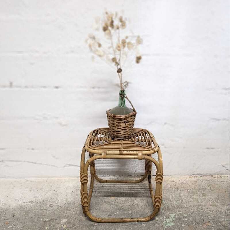 Petite Table en Rotin | L'Atelier Imparfait