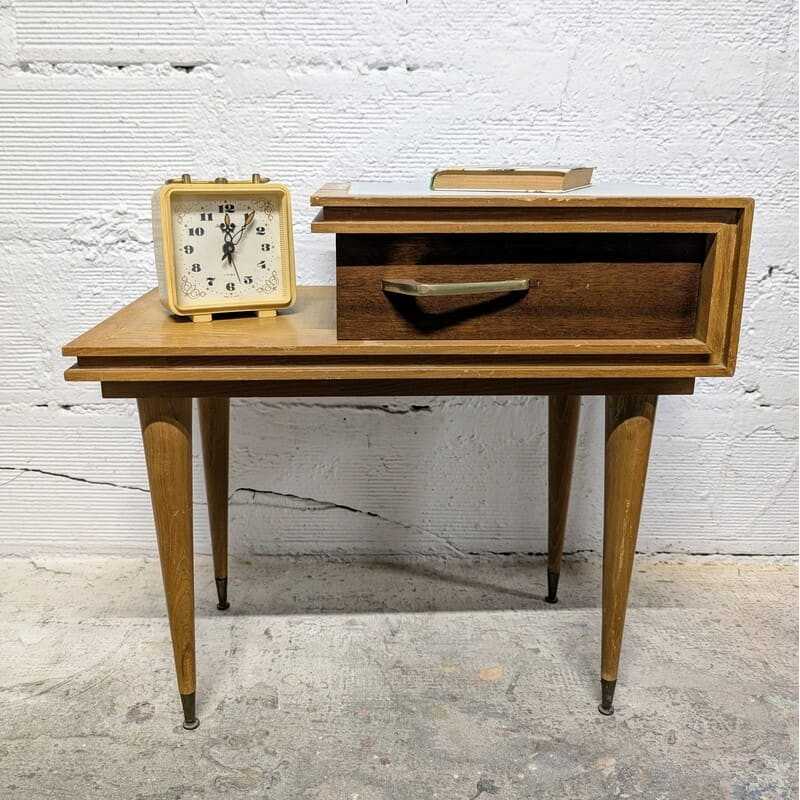 Table de Chevet Vintage Années 60 | L'Atelier Imparfait