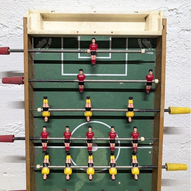 Baby Foot Tottenham Couleur Bois Baby Foot De Bar Baby Foot De Bistrot Joueurs En Alu