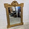 Miroir doré - Fin XIXème siècle | L'Atelier Imparfait