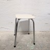 Tabouret Chrome et Skaï | L'Atelier Imparfait
