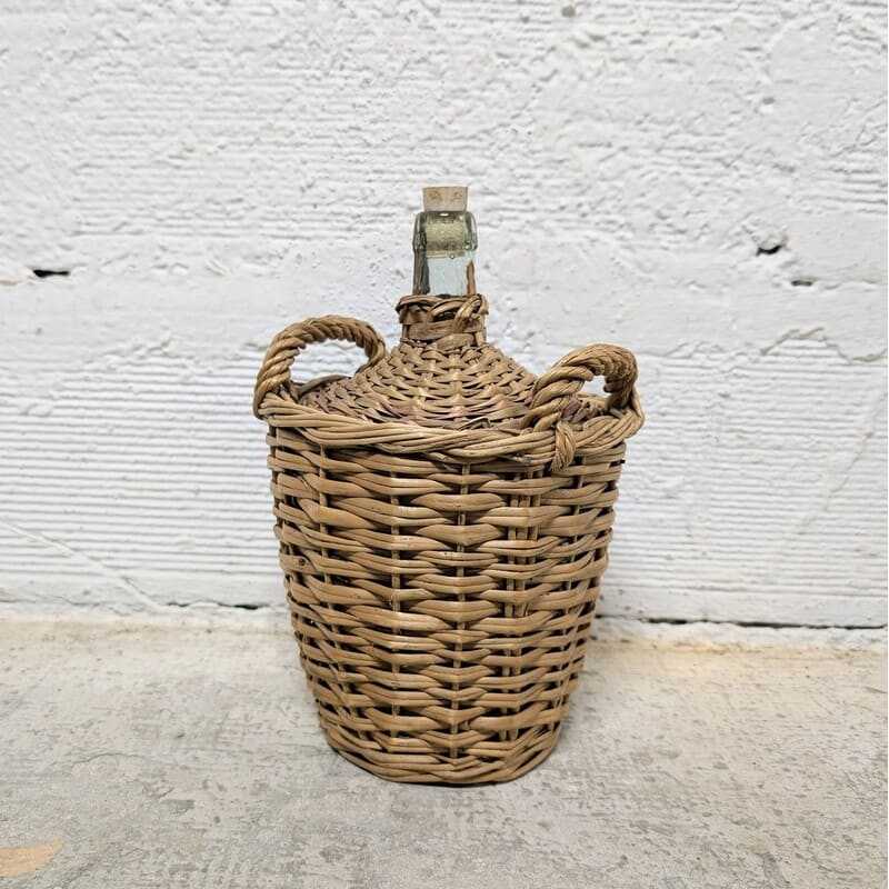 Dame-Jeanne habillée d'Osier | L'Atelier Imparfait