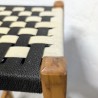 Tabouret de bar bois et corde tressée | L'Atelier Imparfait