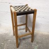 Tabouret de bar bois et corde tressée | L'Atelier Imparfait