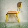 Chaise écolier Jaune | L'Atelier Imparfait