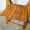 Chaise pliante par Aldo Jacober - années 60 | L'Atelier Imparfait