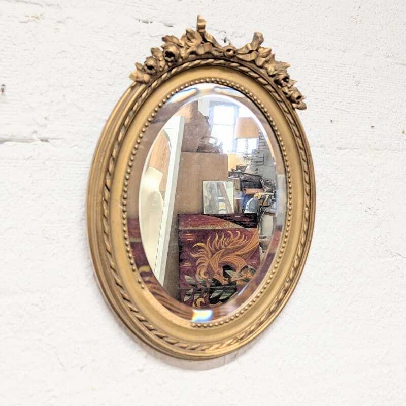 Miroir ovale Style Louis XVI 40x54cm | L'Atelier Imparfait