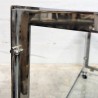Table Basse Vintage Chrome & Verre | L'Atelier Imparfait Table Basse Vintage Chrome & Verre | L'Atelier Imparfait