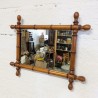 Miroir ancien en Bois Tourné | L'Atelier Imparfait