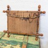 Miroir ancien en Bois Tourné | L'Atelier Imparfait
