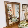 Miroir Ancien Doré à Décor Rouge et Or | L'Atelier Imparfait
