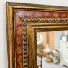 Miroir Ancien Doré à Décor Rouge et Or | L'Atelier Imparfait