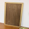 Miroir Ancien Doré à Décor Rouge et Or | L'Atelier Imparfait