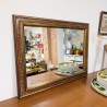 Miroir Ancien Doré à Décor Rouge et Or | L'Atelier Imparfait