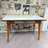 Table Vintage Bois et Formica | L'Atelier Imparfait