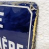 Plaque émaillée RUE DU CIMETIERE | L'Atelier Imparfait