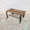 Repose-Pieds Ancien Fer et Bois | L'Atelier Imparfait