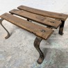 Repose-Pieds Ancien Fer et Bois | L'Atelier Imparfait