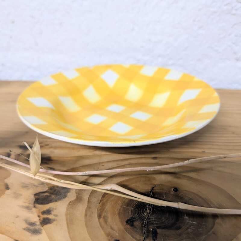Assiette Creuse Digoin Sarreguemines - ÉCOSSAIS | L'Atelier Imparfait
