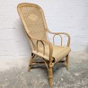 Grand Fauteuil en Rotin Clair | L'Atelier Imparfait