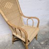 Grand Fauteuil en Rotin Clair | L'Atelier Imparfait
