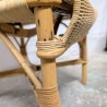 Grand Fauteuil en Rotin Clair | L'Atelier Imparfait