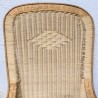 Grand Fauteuil en Rotin Clair | L'Atelier Imparfait