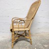 Grand Fauteuil en Rotin Clair | L'Atelier Imparfait