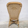 Grand Fauteuil en Rotin Clair | L'Atelier Imparfait