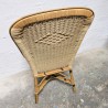 Grand Fauteuil en Rotin Clair | L'Atelier Imparfait