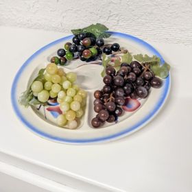 Plat compartimenté en faïence