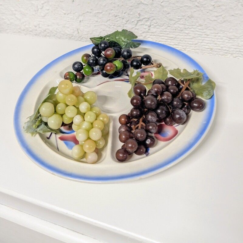 Plat compartimenté en faïence | L'Atelier Imparfait