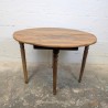Table Demi-Lune en Noyer | L'Atelier Imparfait