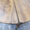 Table Demi-Lune en Noyer | L'Atelier Imparfait